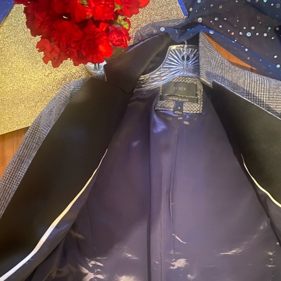 J.CREW 70% WOOL REGENT BEIJE BROWN CLASSIC BLAZER Coat LUX COZY VTG - Picture 7 of 16